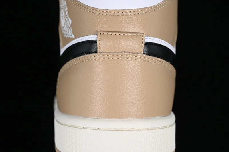 All categories Air Jordan Jordan series basketball shoes Air Jordan 1 Mid Air Jordan 1 Mid AJ1 Joe 1 light tan toe Chinese culture casual sneakers BQ6472-103